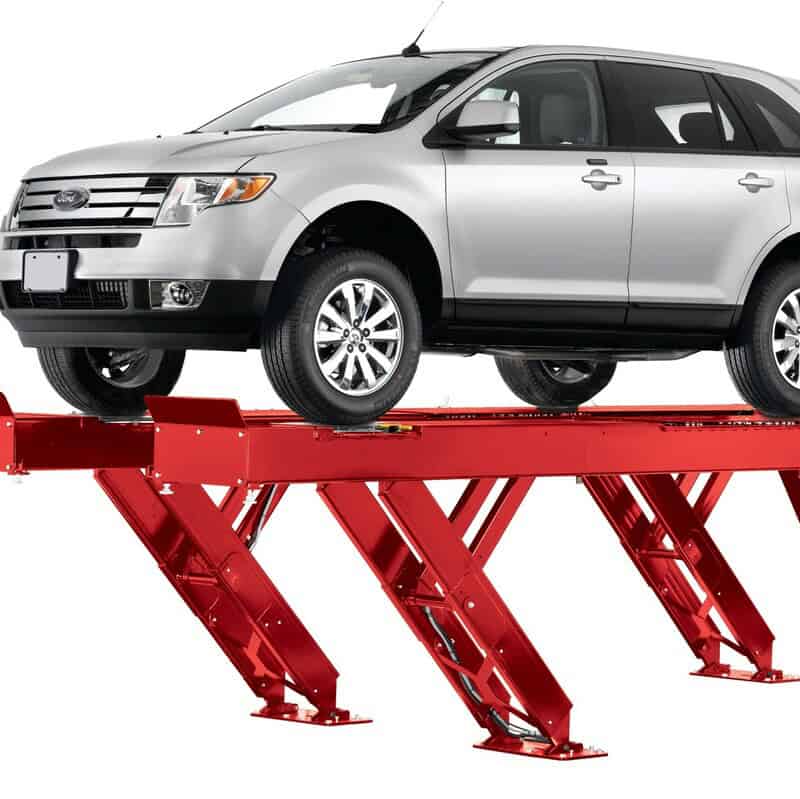 Types-Of-Car-Lifts-Hinged-Parrallelogram-Lift-with-ford-Rotary-Rotary-Lift-YA12copy