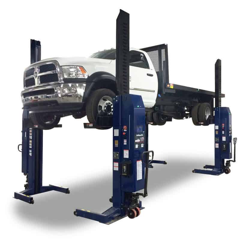 Types-Of-Car-Lifts-WEMU-Mobile-Portable-Column-Lifts-4post-wtruck-Challenger-CHALLENGER-CLHM-185